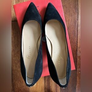 Ivanka Trump Black Suede Heels